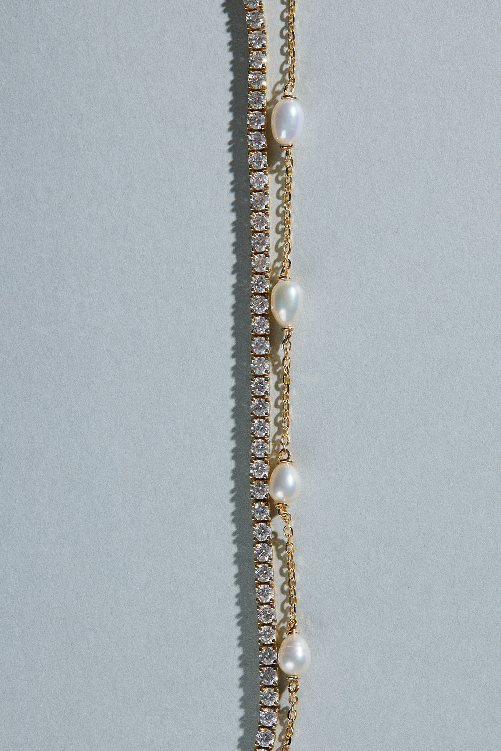 Oval Pearl Bracelet | 9K Yellow Gold