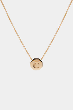 Letter Necklace | 9K Rose Gold | Natasha Schweitzer