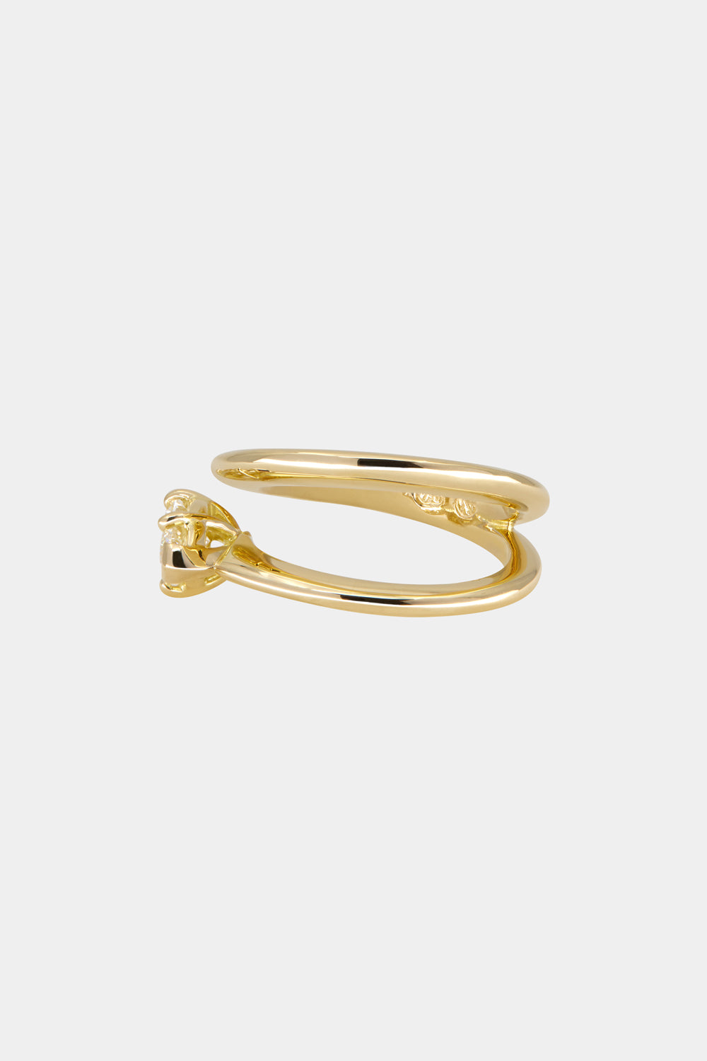 Natasha East West Marquise Diamond Wrap Ring | 18K Gold