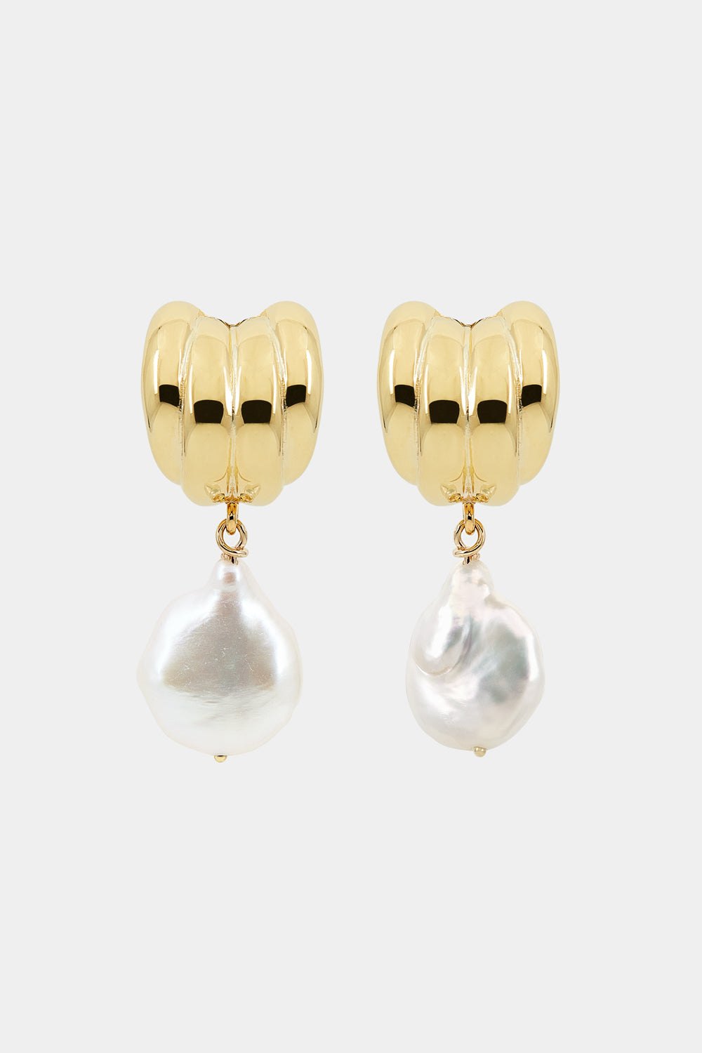 Jamie Pearl Earrings | Gold| Natasha Schweitzer