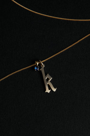 Birthstone Necklace | 9K Rose Gold | Natasha Schweitzer