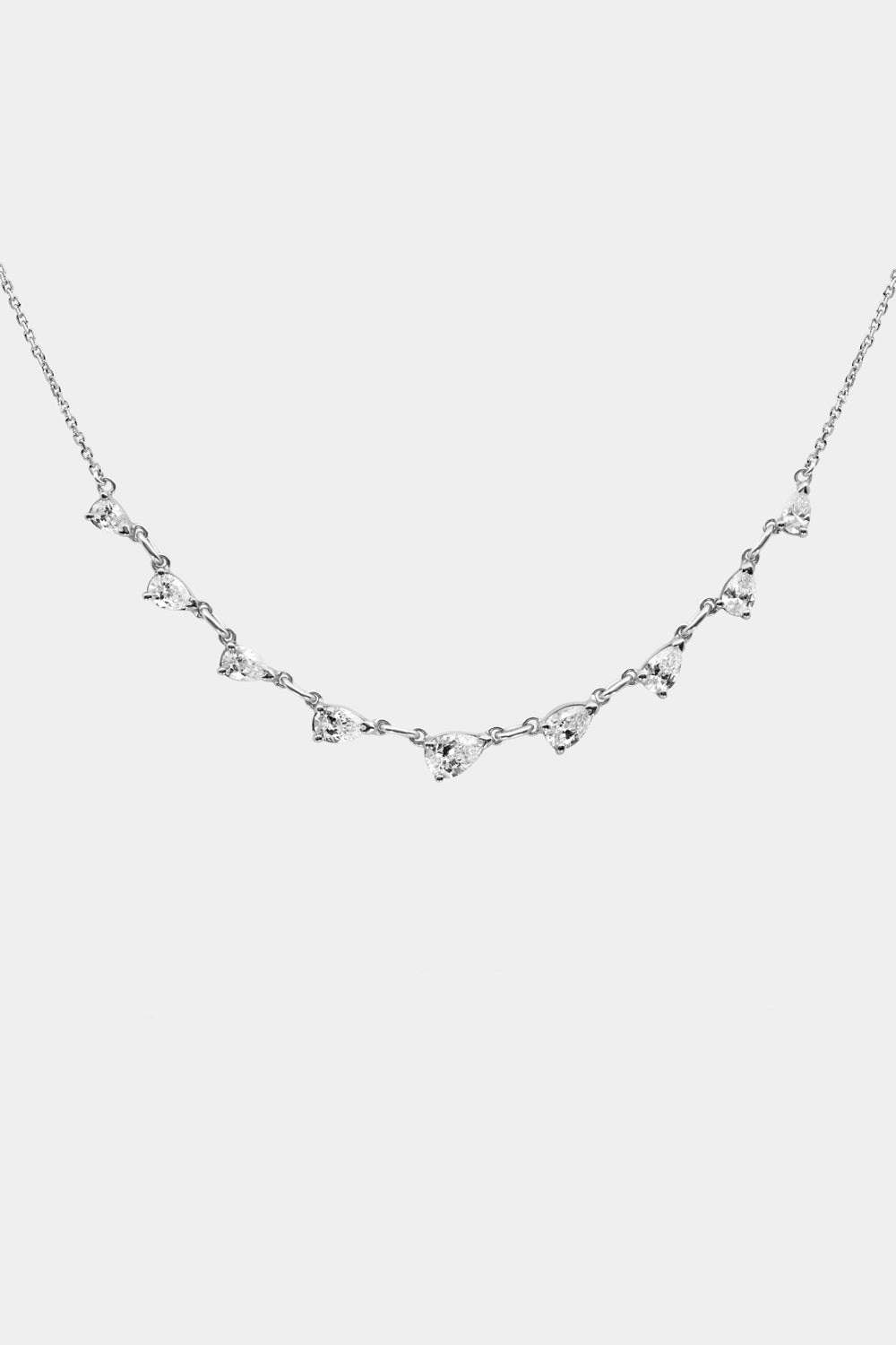 Arwen Pear Diamond Necklace | 18K Yellow Gold| Natasha Schweitzer