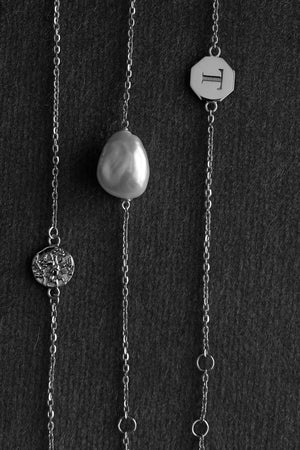 Baroque Pearl Bracelet | Silver | Natasha Schweitzer