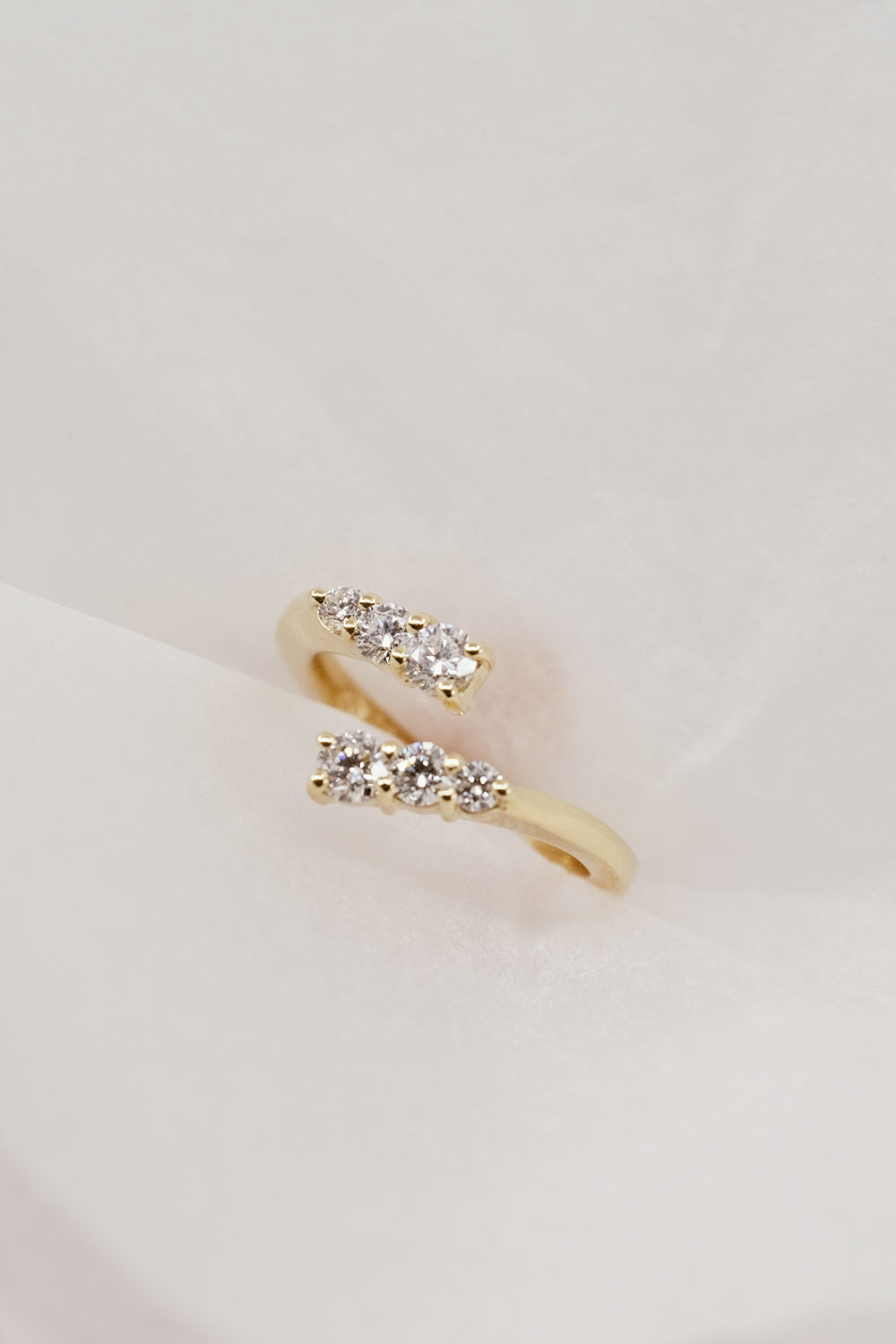 Janie Diamond Wrap Ring | Yellow Gold