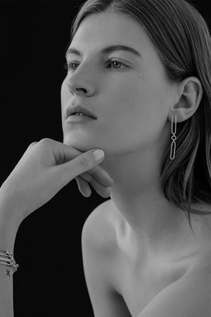 Lennox Earrings | Silver | Natasha Schweitzer