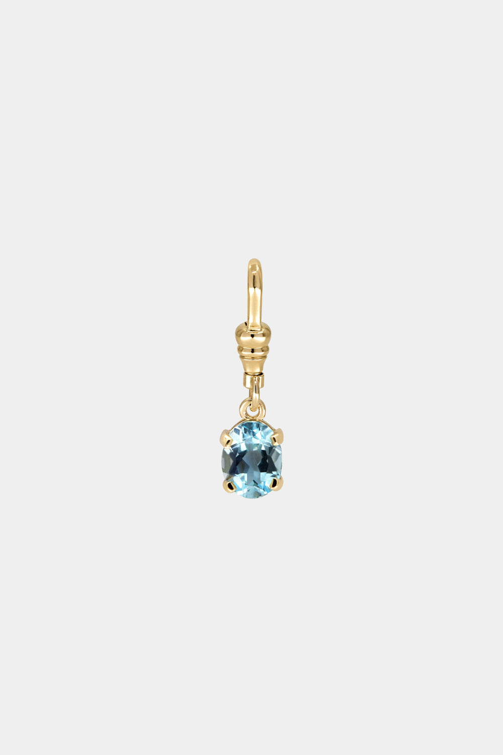 Oval Topaz Attachment | 9K Yellow Gold