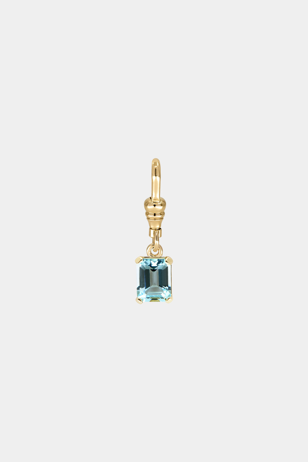 Rectangle Topaz Attachment | 9K Yellow Gold