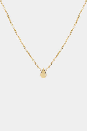 Pear Necklace | 9K Yellow Gold | Natasha Schweitzer