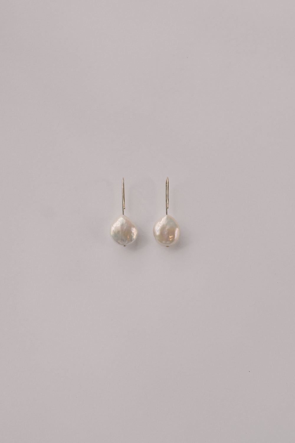 Stella Keshi Pearl Earrings | 9K Yellow Gold| Natasha Schweitzer
