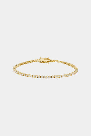 Tennis Bracelet .02ct | 18K Yellow Gold | Natasha Schweitzer