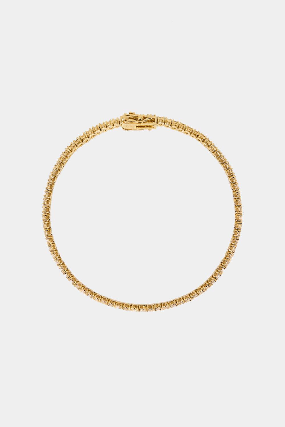 Tennis Bracelet .02ct | 18K Yellow Gold| Natasha Schweitzer