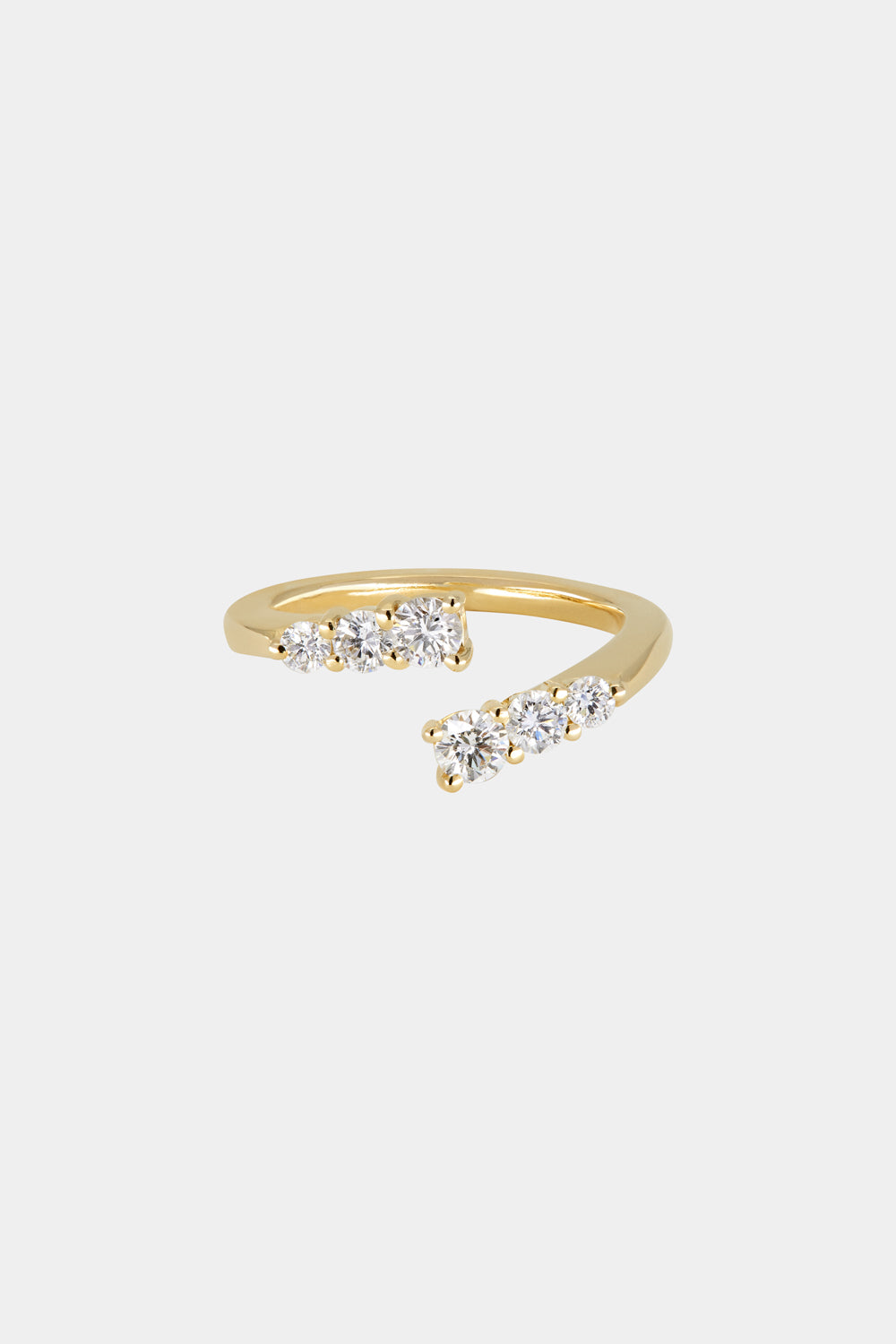 Janie Diamond Wrap Ring | Yellow Gold| Natasha Schweitzer