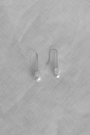 Stella Baroque Pearl Earrings | Silver | Natasha Schweitzer