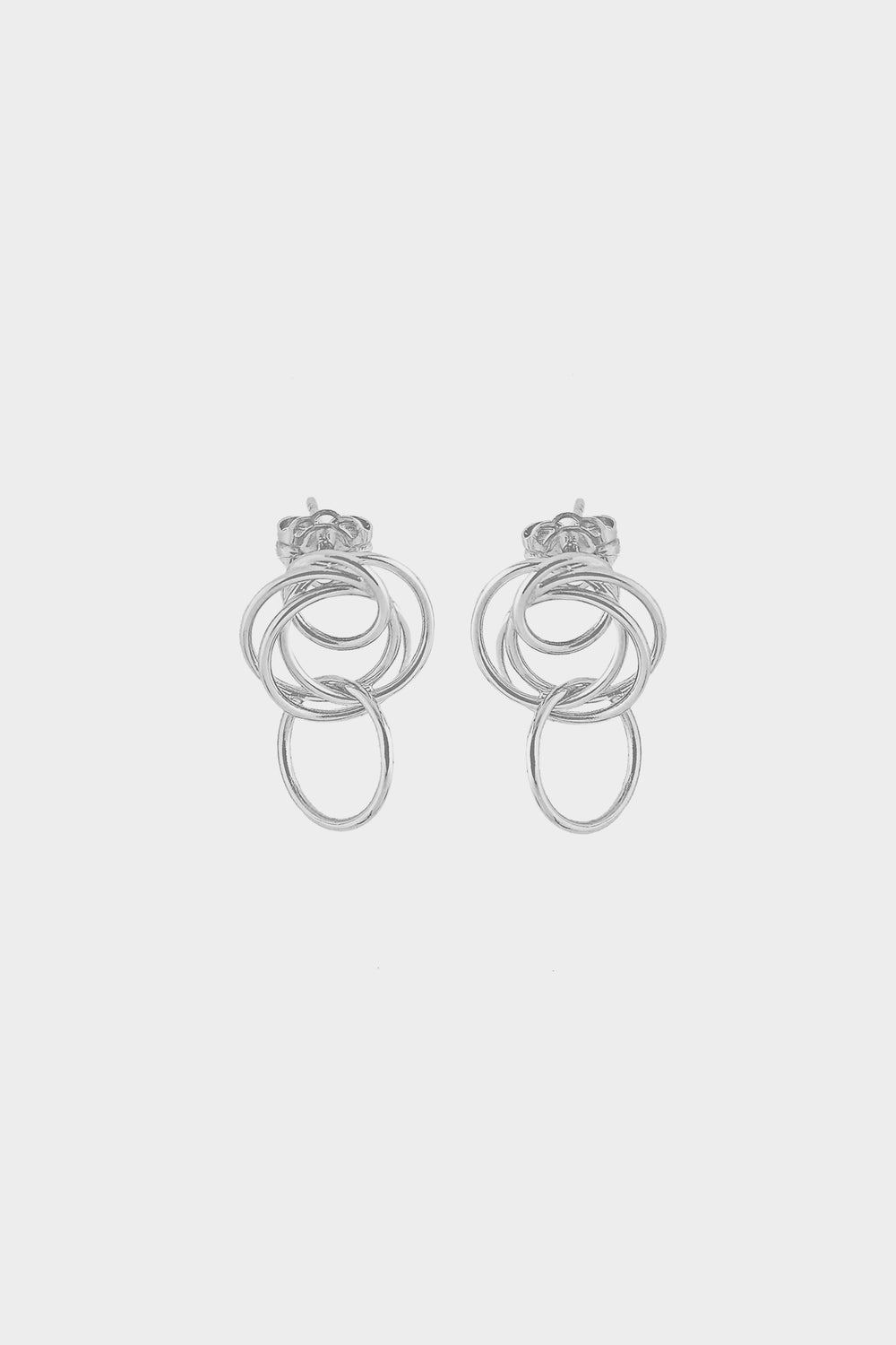 Mini Stevie Earrings | Silver