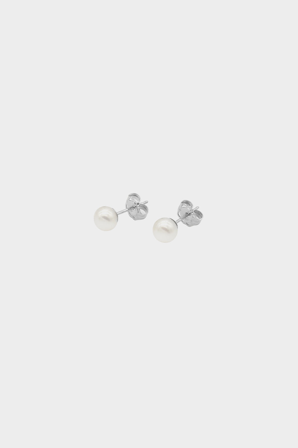 Pearl Stud Earrings | Silver| Natasha Schweitzer