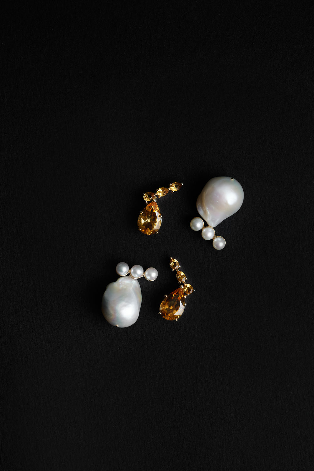 Arwen Citrine Earrings | 9K Yellow Gold| Natasha Schweitzer