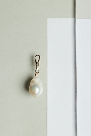 Baroque Pearl Attachment | 9K Yellow Gold | Natasha Schweitzer