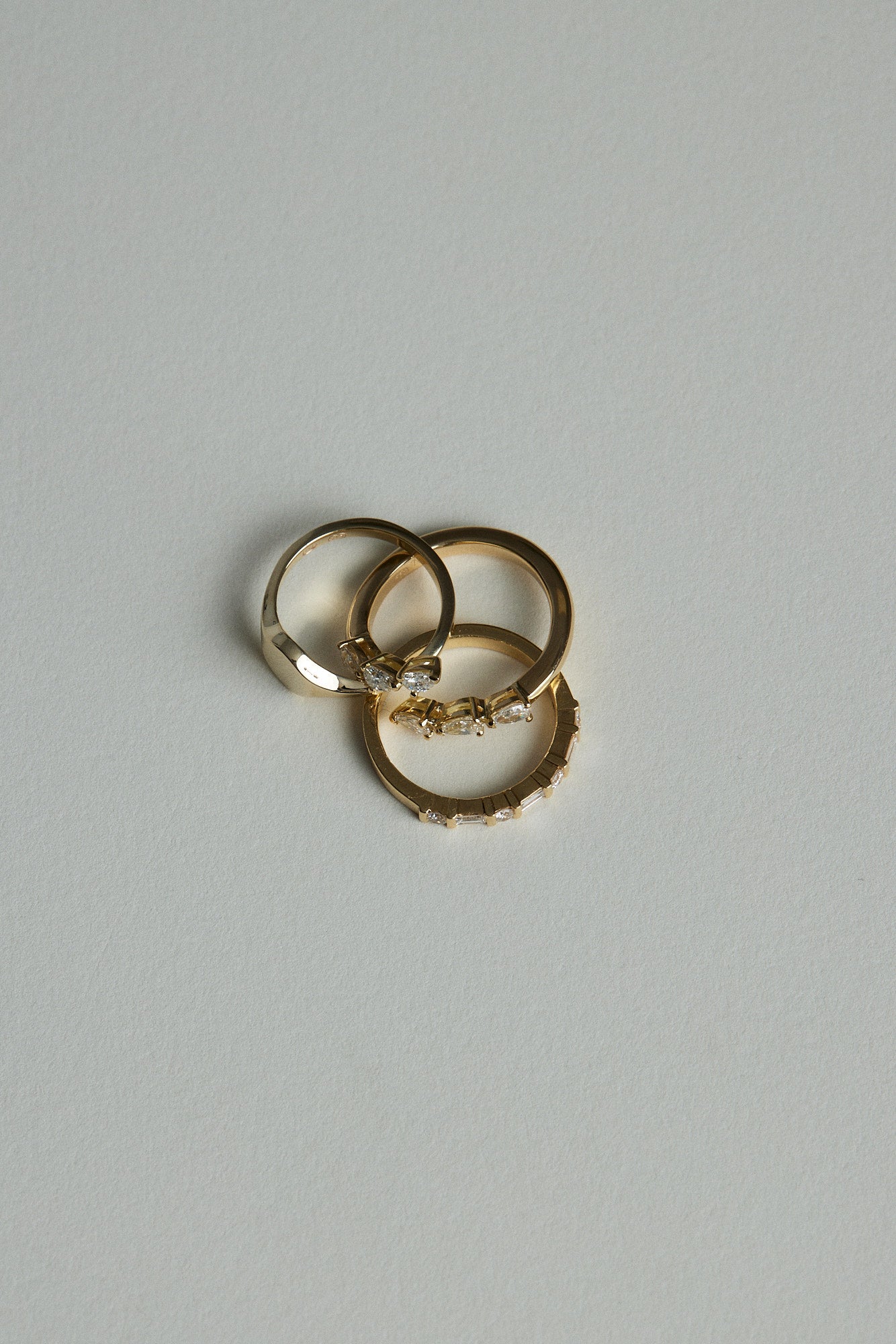 Baguette Diamond Ring | Yellow Gold| Natasha Schweitzer