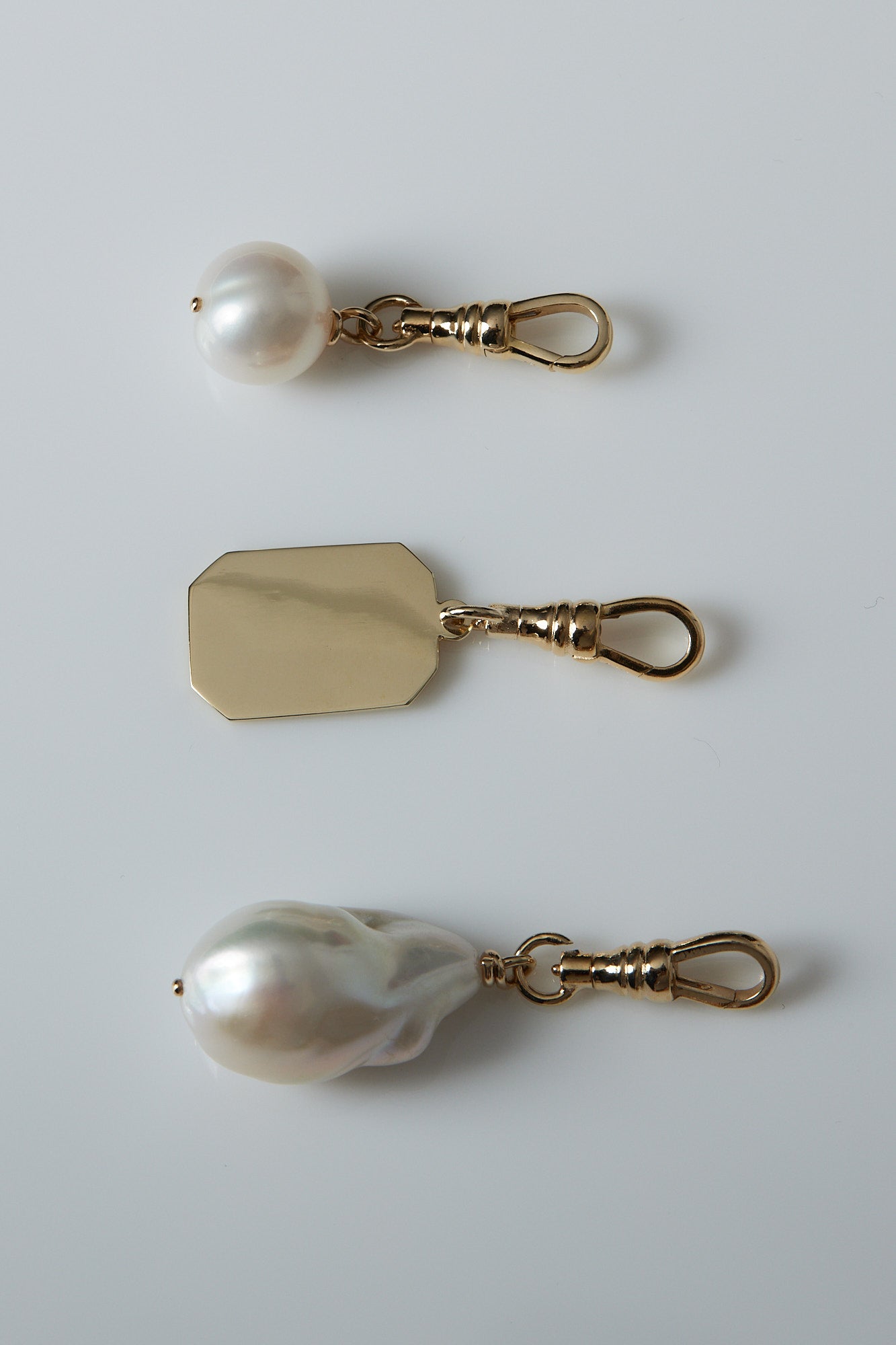 Round Pearl Attachment | 9K Yellow Gold| Natasha Schweitzer