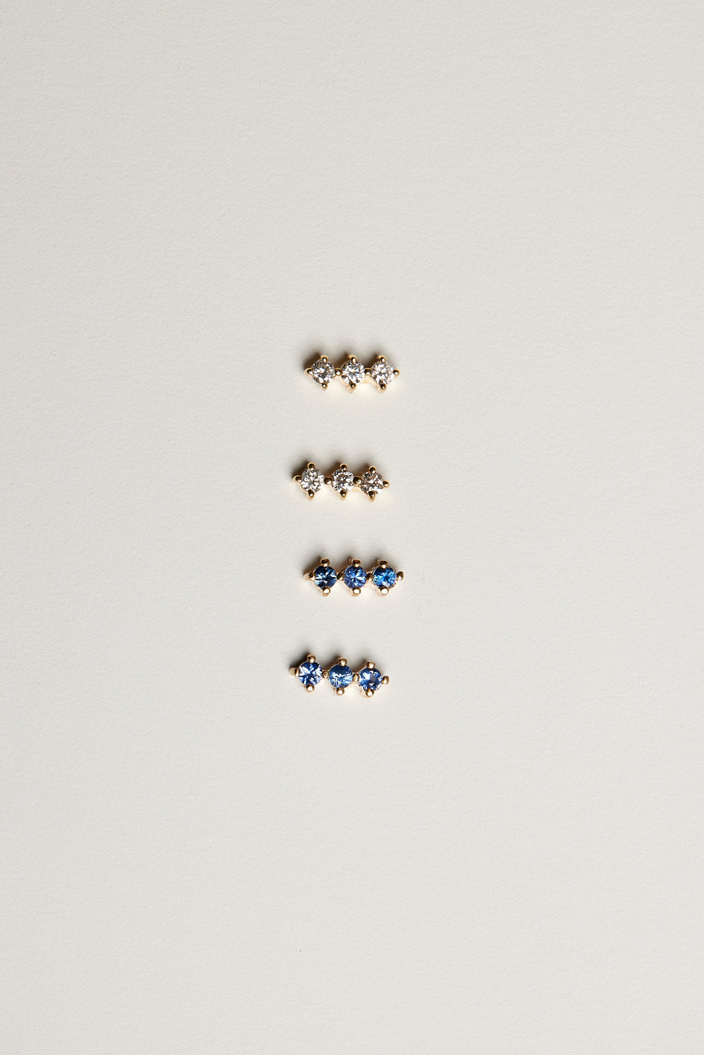 Buttercup Sapphire Bar Earrings | 9K Yellow Gold| Natasha Schweitzer