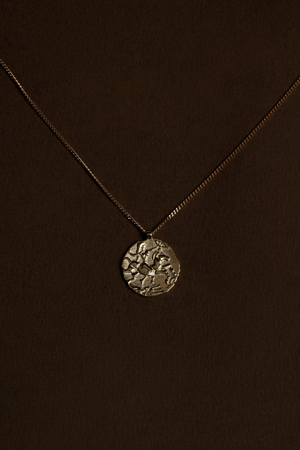 Coin Necklace | 9K Yellow Gold| Natasha Schweitzer
