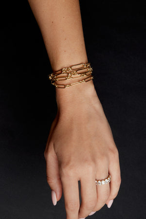 Mini Lennox Bracelet | Silver or 9K White Gold, More Options Available | Natasha Schweitzer