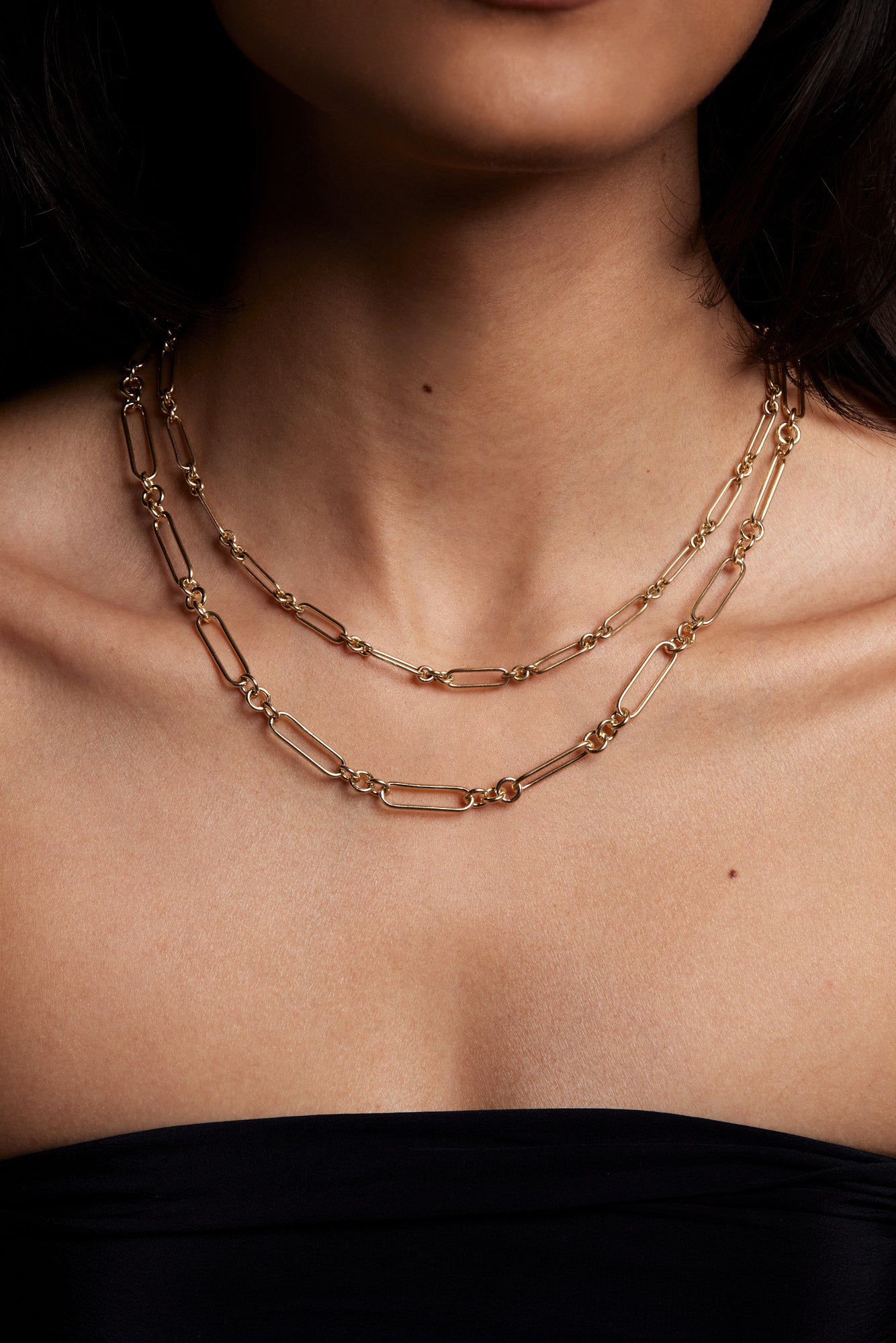 Large Lennox Necklace | Yellow or Rose Gold| Natasha Schweitzer