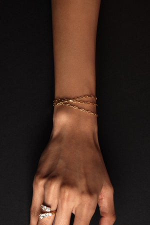 Mina Bracelet | 9K Yellow or Rose Gold | Natasha Schweitzer