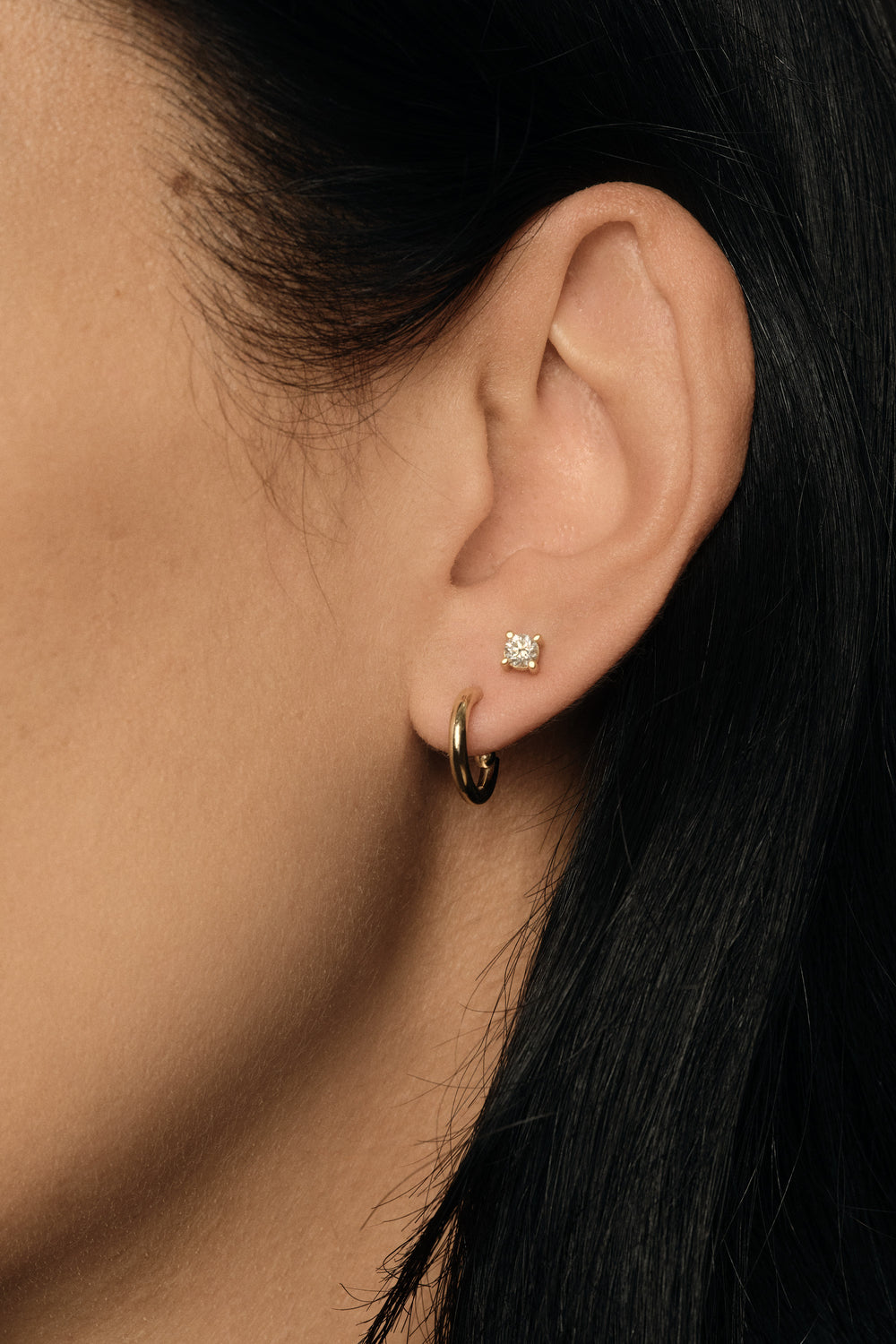 Elsa Hoops | 9K White Gold