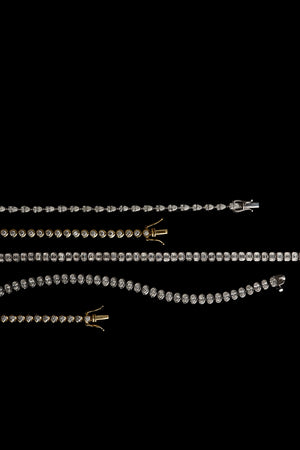 Oval Bezel Diamond Tennis Bracelet | 18K Yellow Gold | Natasha Schweitzer