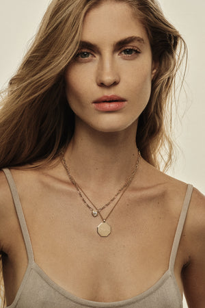 Mini Chateau Necklace | 9K Yellow Gold | Natasha Schweitzer