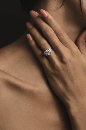 Oval Trilogy Diamond Ring | Natasha Schweitzer