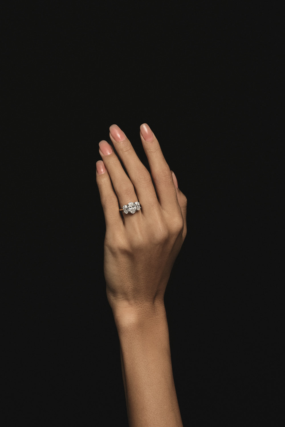 Oval Trilogy Diamond Ring| Natasha Schweitzer