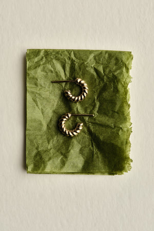 Twist Hoops | Silver | Natasha Schweitzer