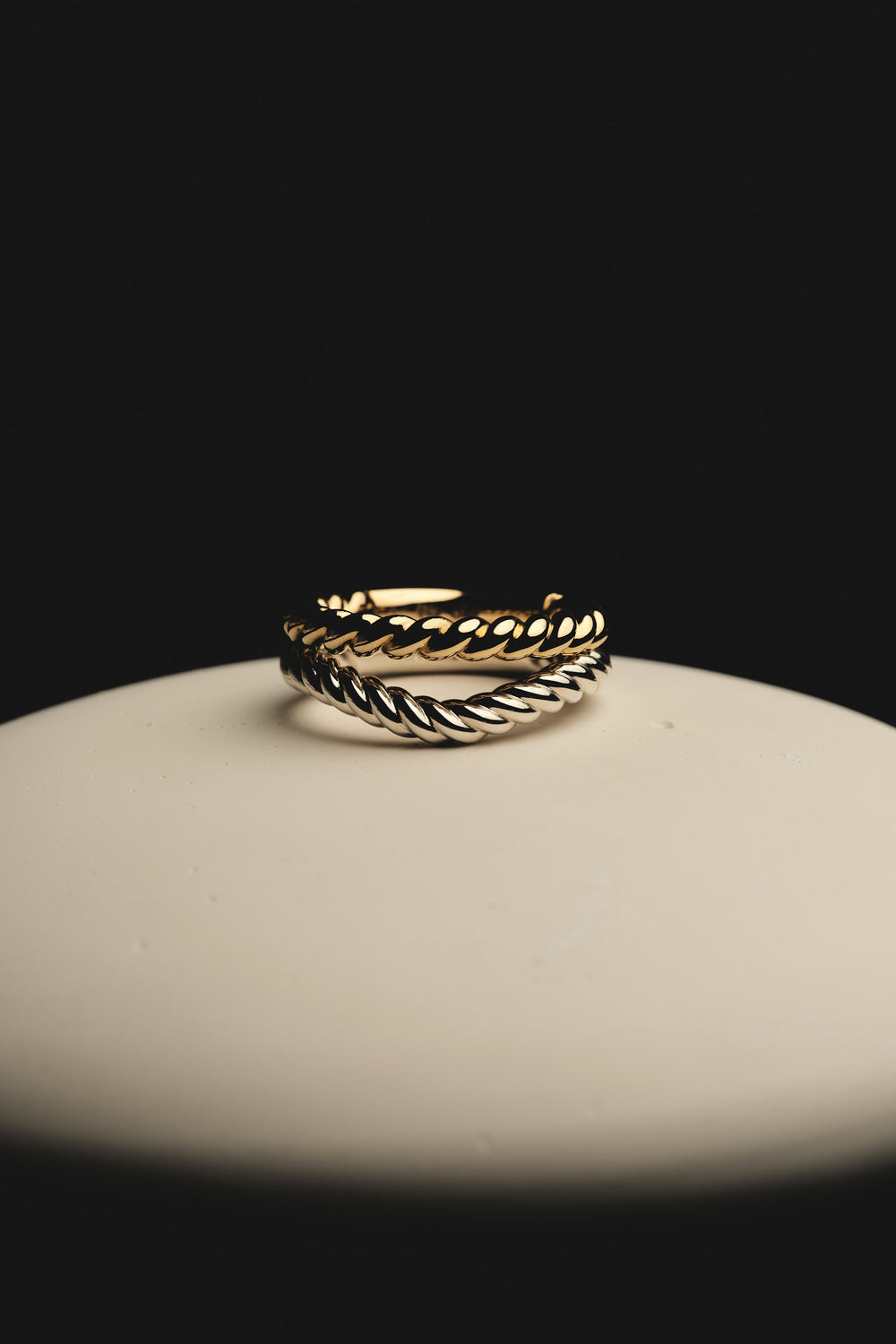 Curved Twist Ring | Silver| Natasha Schweitzer