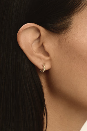 Twist Hoops | Silver | Natasha Schweitzer