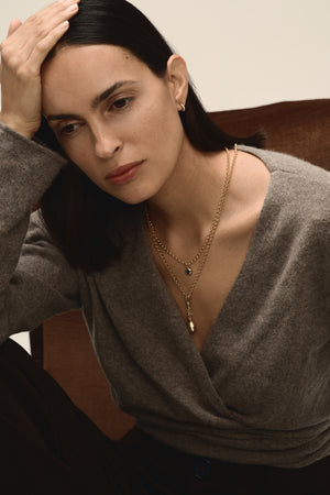Twist Hoops | White Gold | Natasha Schweitzer
