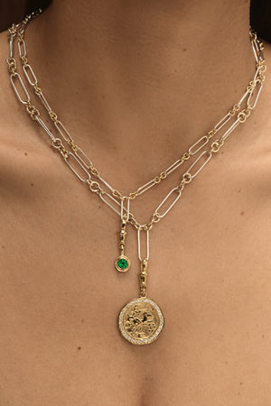 Two-Tone Medium Lennox Necklace | Gold | Natasha Schweitzer