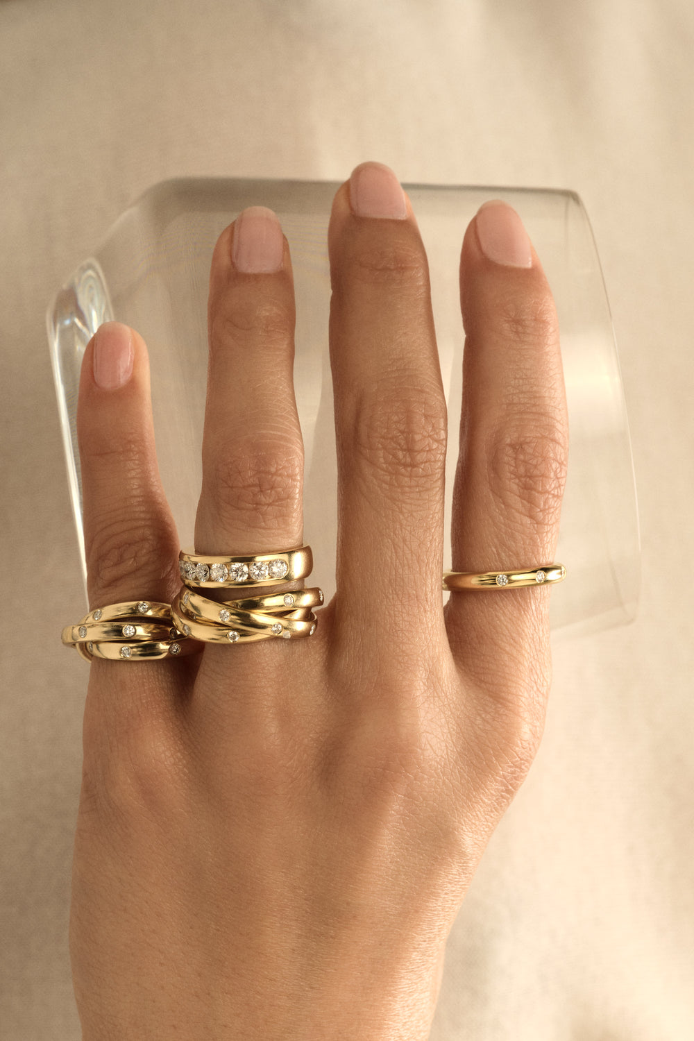 Cecilia Diamond Ring | White Gold| Natasha Schweitzer