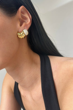Jamie Earrings | Gold | Natasha Schweitzer