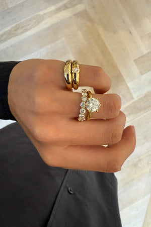 Roma Ring | 9K Yellow Gold | Natasha Schweitzer