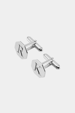 Letter Cufflinks | Silver | Natasha Schweitzer