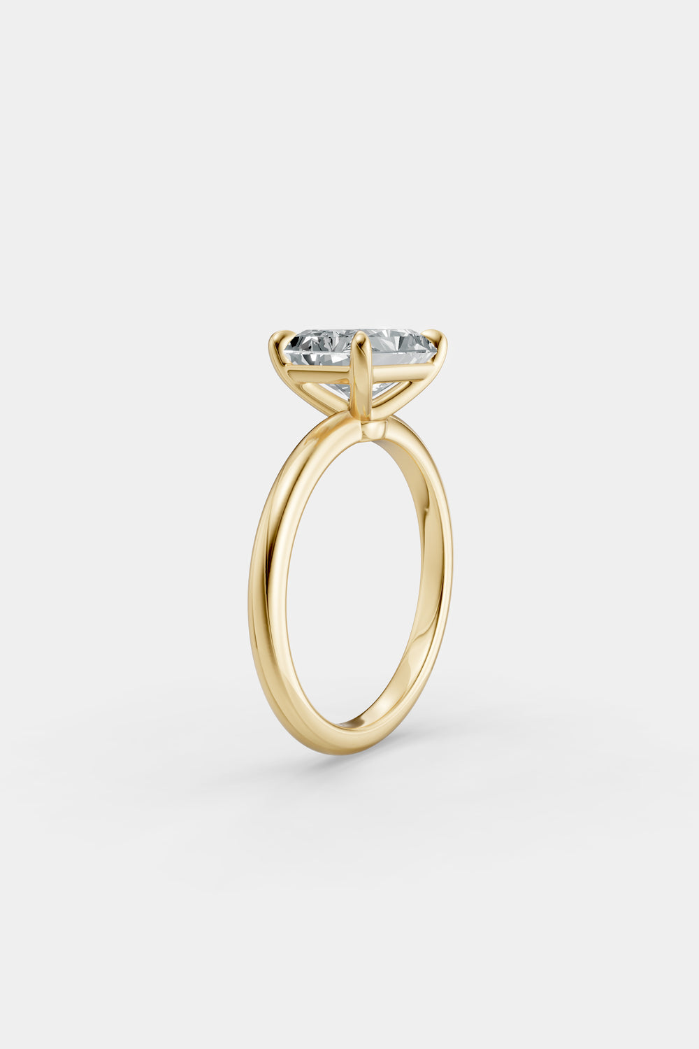East West Diamond Solitaire Ring | Piccolo Band| Natasha Schweitzer