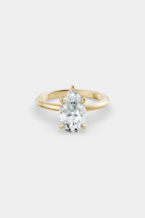 Diamond Solitaire Ring | Gwen Band | Natasha Schweitzer