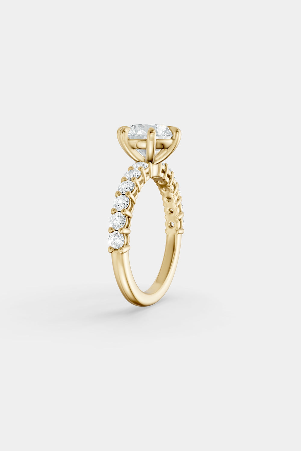 Diamond Solitaire Ring | 0.05ct Diamond Half Eternity Band| Natasha Schweitzer