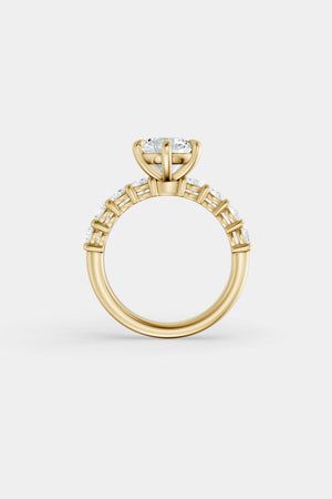 Diamond Solitaire Ring | 0.10ct Diamond Half Eternity Band | Natasha Schweitzer