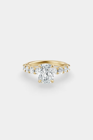 Diamond Solitaire Ring | 0.10ct Diamond Half Eternity Band | Natasha Schweitzer