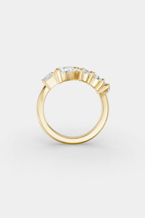 Scattered Diamond Wrap Ring | Diamond, Emerald, Sapphire | Natasha Schweitzer