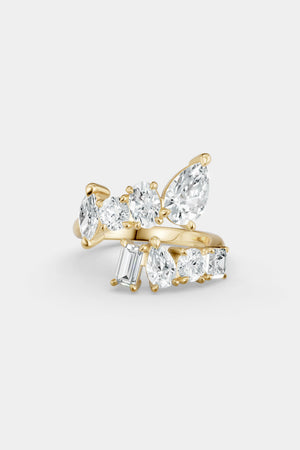 Scattered Diamond Wrap Ring | Diamond, Emerald, Sapphire | Natasha Schweitzer
