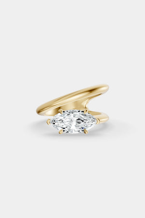 Natasha East West Diamond Wrap Ring | Signature Wrap Band | Natasha Schweitzer